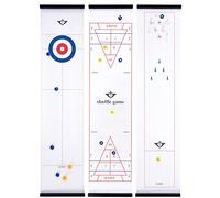 Engelhart - 340505 - Scatola Gioco 3 in 1: Curling, Shuffleboard e Bowling - Dimensioni 120 x 28 cm