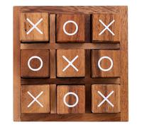 Engelhart - 350130 - Gioco in Legno Tris (Tic Tac Toe) - Gioco di logica Ecologico - Gioco da Tavolo per Famiglie