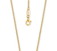 Engelsrufer Belcher catena collana in oro placcato 925 Sterling argento spessore 2,1 mm (0,08") lunghezza 45cm (17,72")