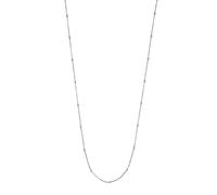 Engelsrufer Collana da donna a sfera in argento sterling con perle argentate, chiusura a moschettone, 60 cm, Argento sterling, Nessuna pietra preziosa