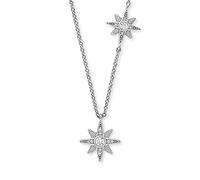 Engelsrufer Collana da donna in argento 925, con zirconi colorati 32022691, 40 cm, Argento sterling, Nessuna pietra preziosa