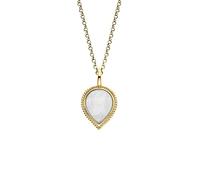 Engelsrufer Collana donna argento 925 pietra di luna 32020119, 42 cm, Argento sterling, Zirconia cubica