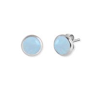 Engelsrufer - Orecchino Argento Sterling Agata Donna, Argento, Durchmesser 10 mm - ERE-BA-ST