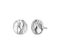 Engelsrufer Paradise orecchini per donne 925 Sterling argento zirconi bianchi misura 10 mm (0,39")