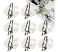 ENGFGH Set Piedini for Orlo Arrotolato for Cucire, Piedini a Pressione for Orlo Arrotolato Largo 3-10mm Piedino for Macchina da Cucire Piedini for Orlo a Scorrimento Curvo (Size : 8pcs(3-10mm))