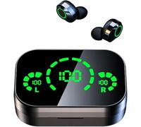ENGFYADSY Traduttore di lingue AI, auricolari in tempo reale, supporta 144 lingue, auricolari 3 in 1, cuffie traduttori linguistici, Bluetooth e app per viaggi, affari e apprendimento (nero)