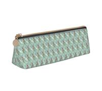 ENGhjes Hummingbird is Flying - Astuccio in pelle con stampa floreale, grazioso astuccio con cerniera, per ragazzi e ragazze, regalo per il rientro a scuola, bianco, Taglia unica, Astuccio per trucchi