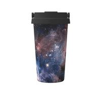 ENGhjes Universo Via Lattea Nebulosa Galaxy Stampa Casual Viaggio Tazza da Caffè Caldo Freddo Tazza in Acciaio Inox Tumbler per Casa Ufficio Viaggio