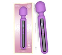 Engily Ross Aura - vibratore massaggiante ricaricabile digitale - viola