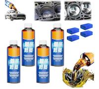 Engine Carbon Removal Repair Agent, Highly Effective Engine Anti-Wear Protectant, Carbon Removal and Repair Oil for Car, Noise Reduction, Anti-Shaking And Fuel Efficient (4pcs)