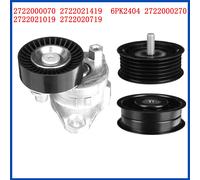 Engine Drive Tensioner Idler Pulley Serpentine Kit For Mercedes C300