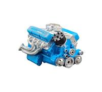 Engine Model Miniature, Creative Resin Craft, Accurate Mechanical Details, Elaborate Craftsmanship, Inspires Creative Minds, Ideal for Home Garage Workshop Education Display