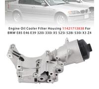 Engine Oil Cooler Filter Housing 11421713838 Per BMW E85 E46 E39 320i 330i X5#