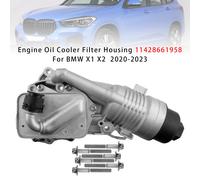 Engine Oil Cooler Filter Housing 11428661958 Per BMW X1 X2 2020-2023 T9