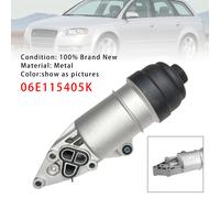 Engine Oil Cooler Oil Filter Assembly 06E115405K Per Audi A4 2005-2009 H7