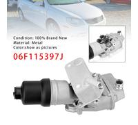 Engine Oil Cooler Oil Filter Assembly Per VW Jetta GTI Passat Eos 2.0L 06-08 H7`