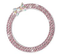 Engine Start Stop Button Ring - Rhinestone Car Decor, Ignition Switch Decorative Trim Rings, Crystal Dotted Push Cover | Suitable for Styling Dashboard Upgrade Vehicle Interior Decors