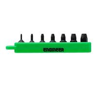 ENGINEER DBZ-301 - Set di estrattori per viti a bussola, punte corte, dimensioni della bussola esagonale 0,89 mm ∼5 mm (attraverso piatti)