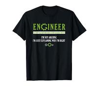 Engineer I'm Not Arguing Engineers Fun Christmas Engineering Maglietta