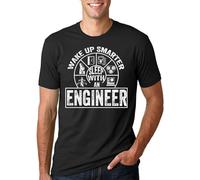 Engineer Mens T-Shirt Trust Me I Am An Engineer Gift for Engineer Tee Shirt Black M