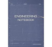 Engineer Vintage Style Notebook: 120 Pages Quad Format, Math Space Science Technology Engineering Math Physics, Graph Paper Composition Notebook, For Student, Teacher, Engineer