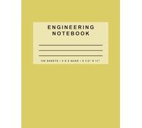 Engineering Graph Paper Notebook: 151 Pages, 8.5" x 11", 5 x 5 Grid Format for Engineers and STEM Professionals