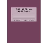 Engineering Graph Paper Notebook: 151 Pages, 8.5" x 11", 5 x 5 Grid Format for Engineers and STEM Professionals