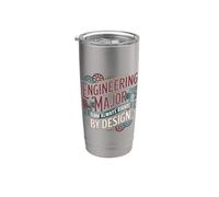 Engineering Major I Am Always Right By Design - Bicchiere termico in acciaio inox doppia parete