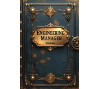 Engineering manager notebook: lined journal for men women work