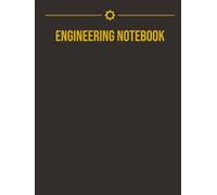 Engineering Notebook: Hardcover 4x4 Graph Paper with Table of Contents and Notes Pages | 8.25 x 11 | 110 Pages