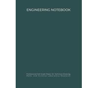 ENGINEERING NOTEBOOK: Professional 5x5 Graph Paper for Technical Drawing, Mathematical Calculations, and Scientific Research