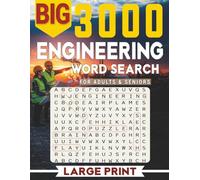 ENGINEERING WORD SEARCH FOR ADULTS & SENIORS: Large Print Word Find · Easy-to-Read 8.5×11 · Engineering & STEM Themes with Solutions
