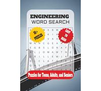 Engineering Word Search Puzzle Book: Easy to Read Featuring Gadgets, Tools, Mechanics, and More | 6×9 Inches, 110 Pages | Over 50 Puzzles | Perfect ... Vacations, Holidays, and Relaxing Free Time.