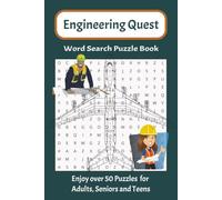 Engineering Word Search Puzzle Book: Word searches with easy to read print about engineering, mechanical, civil, electrical engineering and more| 6x9 ... for vacation, holiday, relaxing