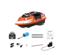 Engineerkiter GPS RC Bait Boat Carp Fishing V802PRO 4 scomparti barca da pesca esca con ritorno a una chiave, telecomando 500 m con carico 3 kg, nero