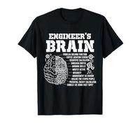 Engineer's Brain Funny Engineering Games Process Absolutely Maglietta