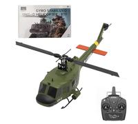 ENGINEMECH YU Xiang F07 1/34 UH-1 Huey RC modello elicottero, aereo con giroscopio a 6 assi, posizionamento ottico del flusso è molto adatto per principianti, volo all'aperto, ideale per adulti