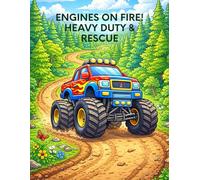 Engines on Fire! Heavy Duty & Rescue: A bold coloring book of trucks, emergency vehicles, and mighty haulers