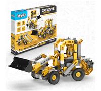 Engino Creative Builder Wheeled Loader Machinery Set