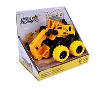 ENGINS DE CHANTIER - Camion de Cantier - Veicoli d'intervento - 020342 - Modello Casuale - Plastica - 1/43 - Veicolo a attrito - Lavori - Giocattolo per bambini - a partire dai 3 anni