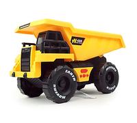 Engins de chantier - Camion Ribaltabile - Veicoli di Intervento - 021008 - Giallo - Plastica - 1/12 - Veicolo a Frizione - Batterie Incluse - Pronto per l'Uso - Lavori - Giocattolo - 3 anni