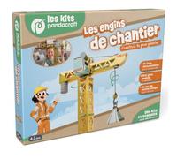 Engins de chantier - Kit Pandacraft - 4-7 ans: Construis ta grue géante !