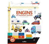 Engins et machines animés: Air, Terre, Mer, Livre animé