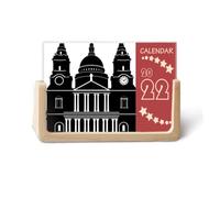 England Building Regno Unito Outline UK 2022 - Calendario da tavolo per 12 mesi