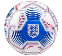 England FA Pallone da Calcio Squadra Inghilterra, Palloni da Calcio Taglia 3 4 5, Football Ball, Gadget Calcio Ufficiale (Bianco/Blu, Taglia 4)