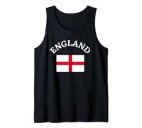 England Flag Saint George's Cross Patriot Canotta