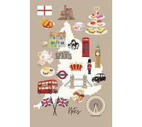 England Notizbuch Notes: Notebook England / liniert, 100 Seiten, ca. A5 / Journal für England-Fans / ideal als Notizheft, Schreibheft, Tagebuch auf Reisen und zu Hause