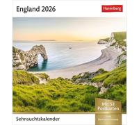 England Sehnsuchtskalender 2026 - Wochenkalender mit 53 Postkarten: Fernweh in einem Foto-Kalender zum Aufstellen. Die schönsten Landschaften Englands ... in einem Tischkalender. Auch zum Aufhängen