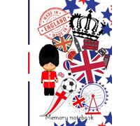 ENGLAND Travel Memory Journal: A Personal Notebook for Your Journey, Stories, and Adventures - 50 Lined Pages to Write Stories, Stick Stickers, and Preserve Your Best Moments