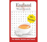 England Word Search Puzzle Book: Word Searches with Easy to Read Print about England, Britain, British Heritage and more | 6x9 inches | 110 pages | 50+ Puzzles. Gift for Anxiety Relief and Relaxation